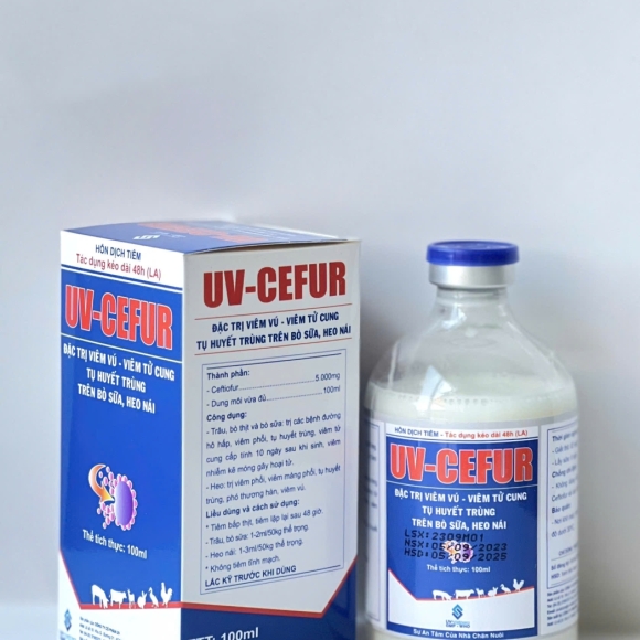 UV-CEFUR - Đặc trị các bệnh:  Viêm vú,   Viêm tử cung , Tụ huyết trùng