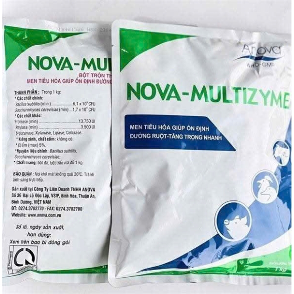 NOVA-MULTIZYM - MEN TIÊU HOÁ GIÚP ỔN ĐỊNH ĐƯỜNG RUỘT-TĂNG TRỌNG NHANH 