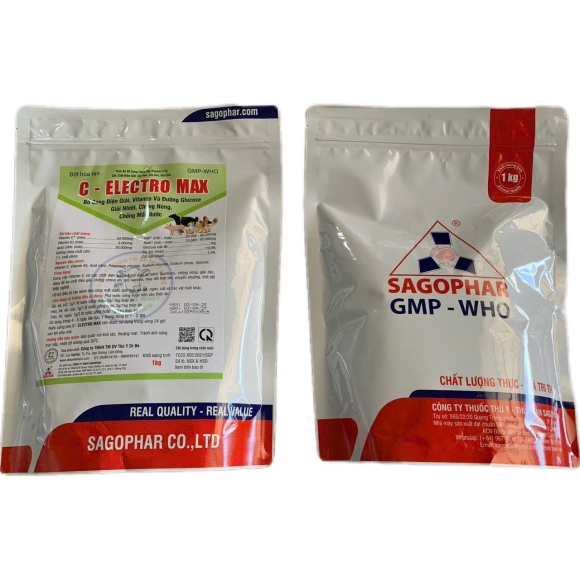 C-ELECTRO MAX - BỔ SUNG ĐIỆN GIẢI, VITAMIN VÀ ĐƯỜNG GLUCOSE, GIẢI NHIỆT, CHỐNG NÓNG, CHỐNG MẤT NƯỚC 